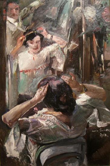 Lovis Corinth At the Mirror oil painting picture